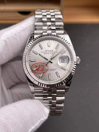 Silver Dial Datejust 36mm (Super Clone)