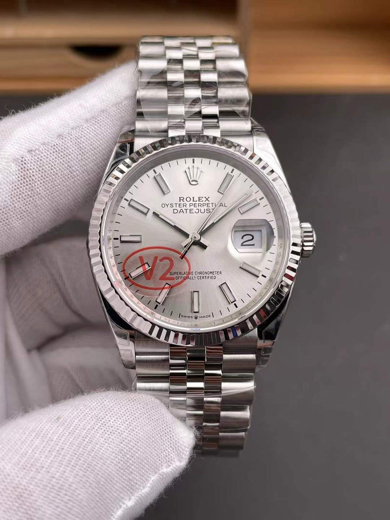 Silver Dial Datejust 36mm (Superclone)